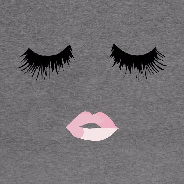 Lash Lip Print by mariansar